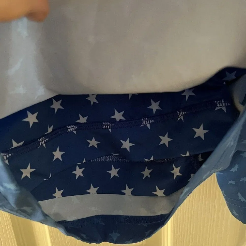 Chubbies Fighter Jets Planes Swim Trunks Board Shorts Red White Blue Men's 2XL